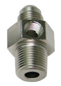 Male 1/8" NPT To -6AN 1/8" Port Silver 1/8" To -6AN, 1/8" Port AF139-06-02S - Aeroflow