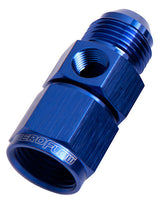 Straight Female - Male -10AN Blue With 1/8" NPT Port AF140-10 - Aeroflow