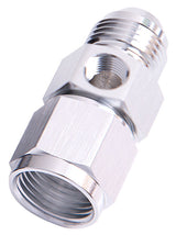 Straight Female - Male -10AN Silver With 1/8" NPT Port AF140-10S - Aeroflow