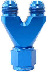 U Block Female -8 To 2 x -6AN Male Nipples Straight Outlet AF146-08-06 - Aeroflow
