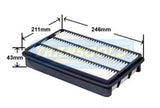 Air Filter Hyundai Terracan 4WD 3.5L V6 Mpfi (12/01-04) AF1483 - Transgold | Universal Auto Spares