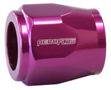 Hex Hose Finisher 12mm ID Purple 1/2" ID Clamp AF150-04PUR - Aeroflow