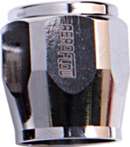Hex Hose Finisher 16.5mm ID Chrome 21/32" ID Clamp AF150-07CH - Aeroflow
