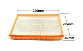 Air Filter Jeep Cherokee 3.7L V6 2002 On(Wa1024) Barina Xc 1.4L 01 On (A1513) AF1545 - Transgold | Universal Auto Spares