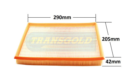 Air Filter Jeep Cherokee 3.7L V6 2002 On(Wa1024) Barina Xc 1.4L 01 On (A1513) AF1545 - Transgold | Universal Auto Spares