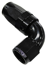 90 Deg Hose End -04AN Black Full Flow Taper Style AF153-04BLK - Aeroflow