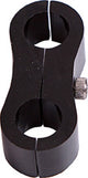 Billet Dual Hose Separator Black AF156-05BLK - Aeroflow