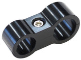 Billet Dual Size Separator -6 Tefl& -10 Teflon Hose Size Or Notes AF156-07-10BLK - Aeroflow