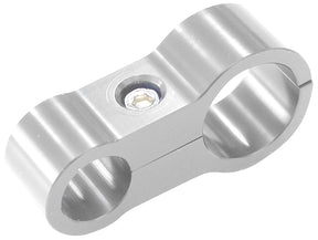 Stepped Billet Dual Hose Separators -6 & -8 Braid AF156-09-10S - Aeroflow