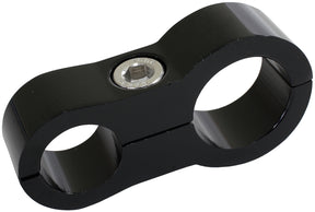 Stepped Billet Dual Hose Separators -6 & -10 Braid AF156-09-12BLK - Aeroflow