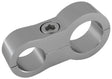 Stepped Billet Dual Hose Separators -6 & -10 Braid AF156-09-12T - Aeroflow