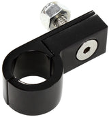 Billet P Style Clamp 3/16 Line Black 4.7mm ID Or 3/16" 10 Pk AF157-03BLK-10 - Aeroflow