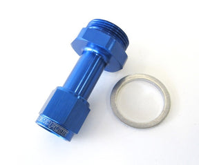 -6AN Holley Carb Inlet 4150 Blue Swivel Nut (Pair) AF160-06-1 - Aeroflow