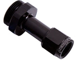 -6AN Holley Carb Inlet 4150 Black Swivel Nut (Pair) AF160-06-1BLK - Aeroflow