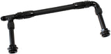 Holley Dual Inlet Rail -6AN Black Suit 2X Metering Blocks AF160-06-2BLK - Aeroflow