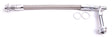 Holley Dual Inlet Rail -6AN Silver Suit 1-2 Meterin Blocks AF160-06S - Aeroflow