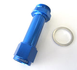 -8AN Female To Holley 4150 Blue Swivel Nut (Pair) AF160-08-1 - Aeroflow