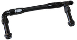 Holley Dual Inlet Rail -8AN Black Suit 2X Metering Blocks AF160-08BLK - Aeroflow