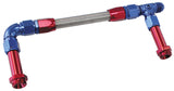 Holley Inlet Rail -8AN Blue Suit 1X Metering Block AF160-08V - Aeroflow