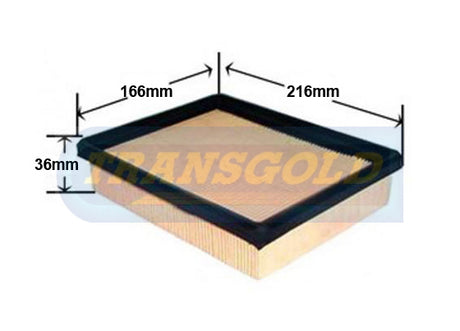 Air Filter Mini Cooper 2001-on (wca8285) AF1600 - Transgold | Universal Auto Spares