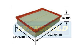 Air Filter LANDROVER III/ RANGE ROVER III (WA5124) AF1603 - Transgold | Universal Auto Spares