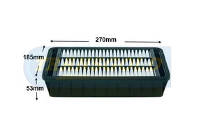 Air Filter Mitsu. Lancer / Outlander 2007-on (wa5109) (A1622) AF1622 - Transgold | Universal Auto Spares