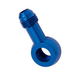 Edelbrock Carb Inlet Banjo Blue 5/8-20 To Male -6AN AF163-06 - Aeroflow