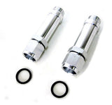 -8AN Female To Holley Ultra HP Silver Swivel Nut (Pair) -8ORB AF165-08-1S - Aeroflow