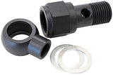 LS Chevy Oil Pressure Adapter Allows 1/8" NPT Aux Port Steel AF166-05-02-ST - Aeroflow