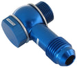 Holley Fitech 9/16"-24 To -6 Inlet Fitting Kit Blue AF167-06 - Aeroflow