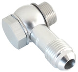 Holley Fitech 9/16"-24 To -6 Inlet Fitting Kit Silver AF167-06S - Aeroflow