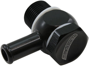 Holley Fitech 9/16"-24 To 5/16 Barb Inlet Fitting Kit Black AF168-06BLK - Aeroflow