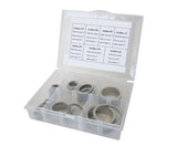 Bspp Alloy Crush Washer Kit 10 Pieces Each Size 1/8"-3/4" AF172-KIT - Aeroflow