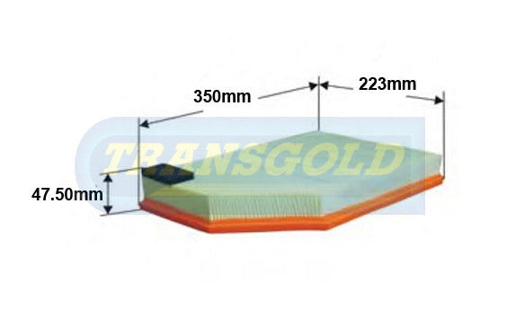 Air Filter VOLVO XC60 2008-2017 Diesel AF1772 - Transgold | Universal Auto Spares