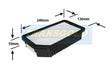Air Filter HYUNDAI I20, KIA SOUL (WA5215)(AF3208) AF1783 - Transgold | Universal Auto Spares