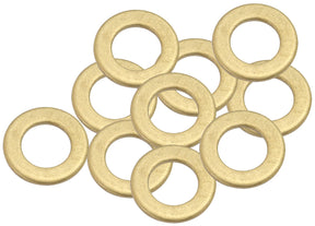 Brass Crush Washer Metric M8 8mm ID Suits M8 Thread 10 Pack AF181-08 - Aeroflow