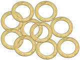 Brass Crush Washer Metric M11 11mm ID Suit -4AN 7/16" 10 Pac AF181-11 - Aeroflow