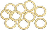 Brass Crush Washer Metric M14 14mm ID Suit M14 Thread 10 Pac AF181-14 - Aeroflow