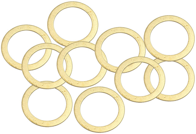 Brass Crush Washer Metric M24 24mm ID Suit M24 Thread 10 Pac AF181-24 - Aeroflow