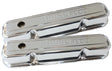 Steel Valve Covers Chrysler SB Chrome With Logo AF1821-5006 - Aeroflow