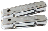 Steel Valve Covers Chrysler SB Chrome With Logo AF1821-5006 - Aeroflow