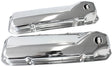 302 351C Ford Steel Valve Covers Chrome No Logo AF1821-5051 - Aeroflow