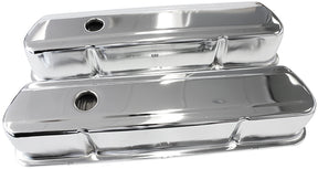 Steel Valve Covers, 253 308 Tall, Chrome Without Logo AF1821-5054 - Aeroflow