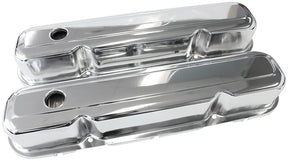 Steel Valve Covers, Chrysler SB, Chrome Without Logo AF1821-5056 - Aeroflow