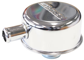Chrome Valve Cover Breather Push In With 5/8" Spout W/Logo AF1821-7001 - Aeroflow