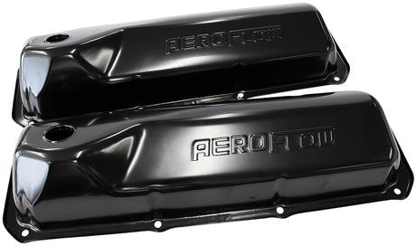 302 351C Ford Steel Valve Covers Black With Af Logo AF1822-5001 - Aeroflow