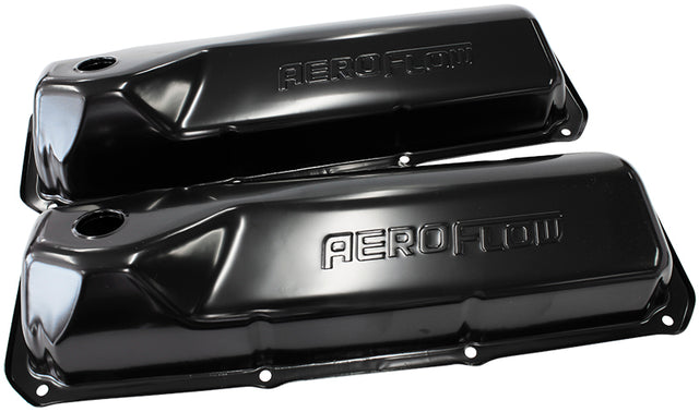 302 351C Ford Steel Valve Covers Black With Af Logo AF1822-5001 - Aeroflow