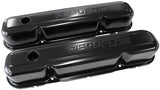 Steel Valve Covers, Chrysler SB, Black With Logo AF1822-5006 - Aeroflow