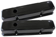 Steel Valve Covers, SBC Tall Black Without Logo AF1822-5050 - Aeroflow