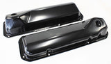 302 351C Ford Steel Valve Covers Black No Logo AF1822-5051 - Aeroflow